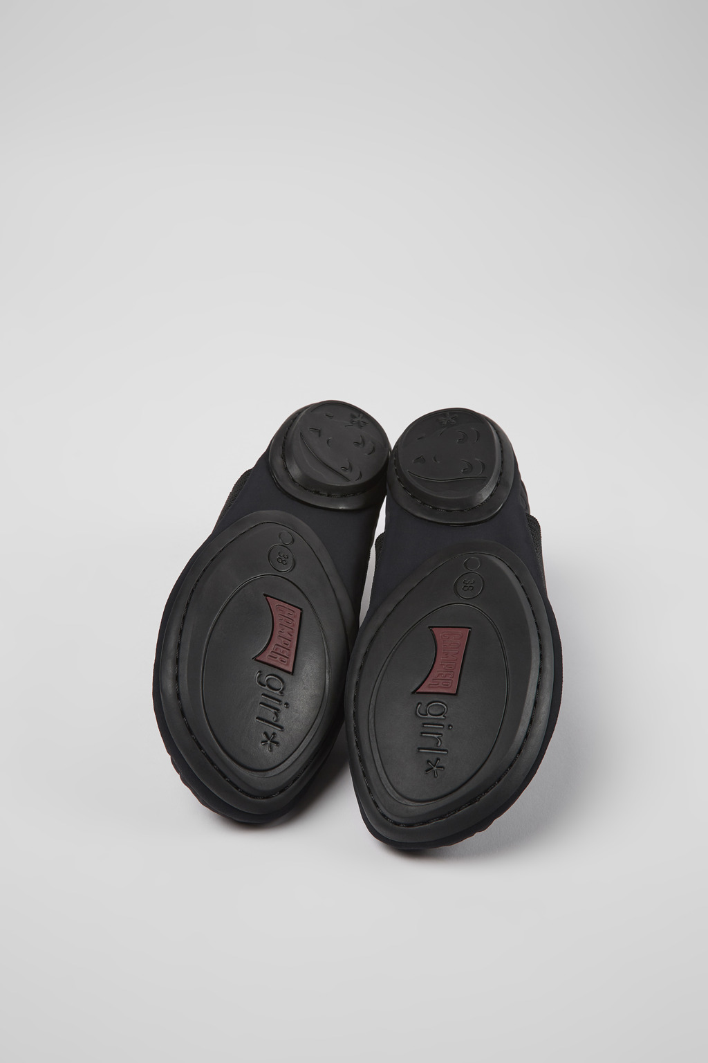 Right Black textile ballerinas for women - Image 5
