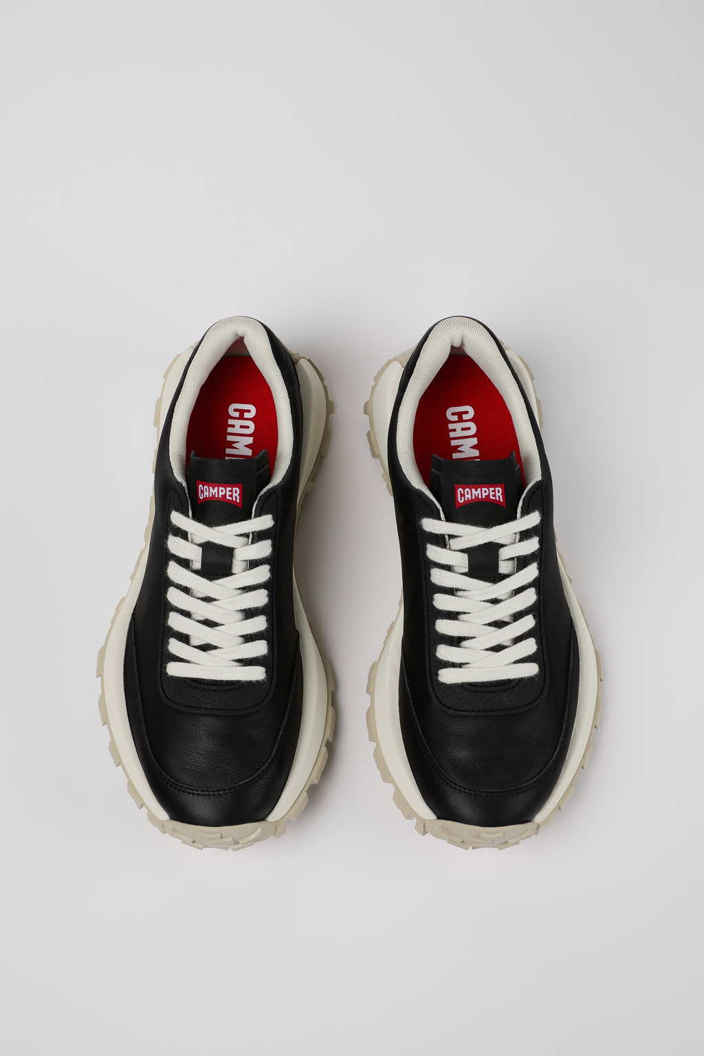 Drift Trail VIBRAM Black Leather/Textile Sneaker for Women - Image 4