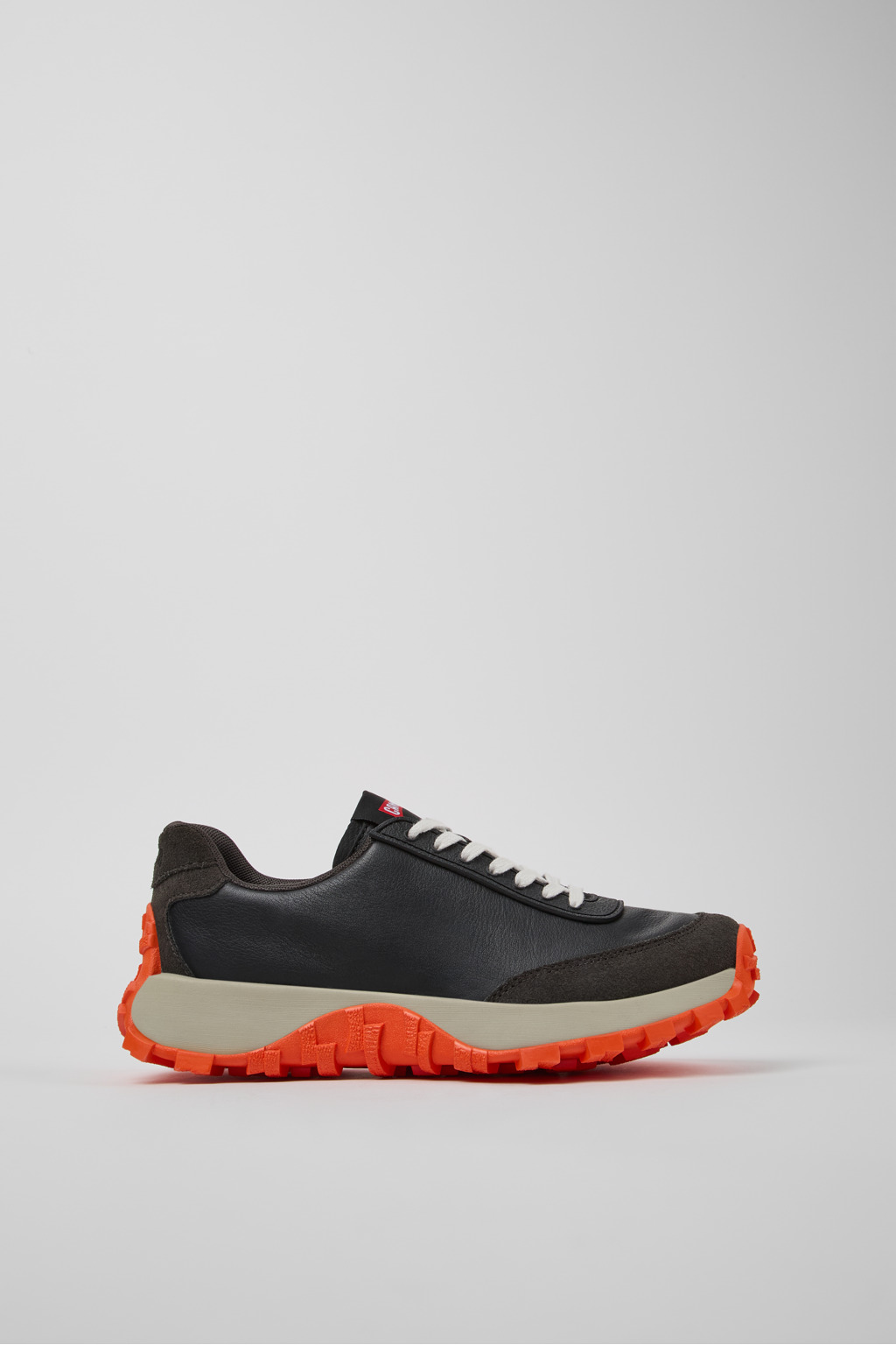 Drift Trail VIBRAM Black leather and nubuck sneakers for women - Image 2