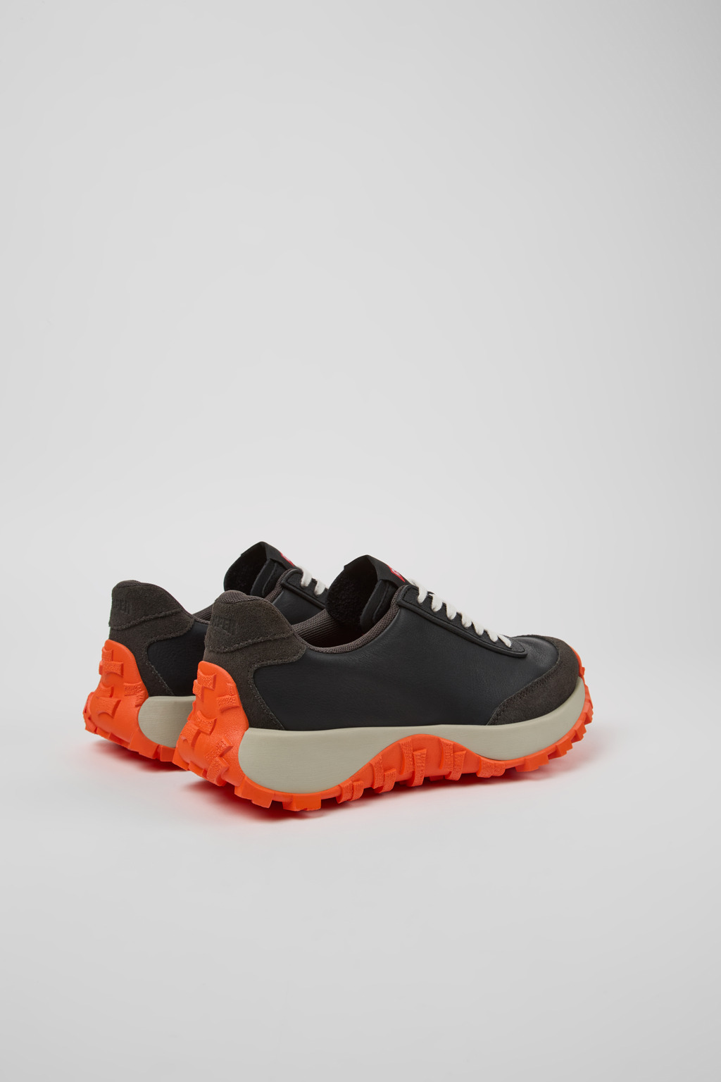Drift Trail VIBRAM Black leather and nubuck sneakers for women - Image 3