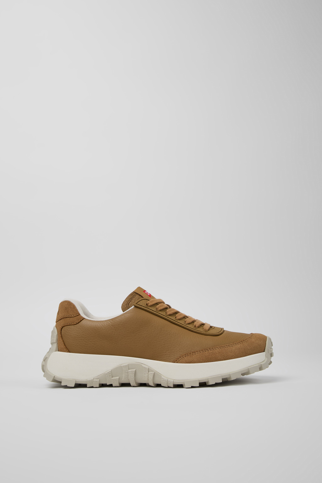 Drift Trail VIBRAM Brown leather and nubuck sneakers for women - Image 2