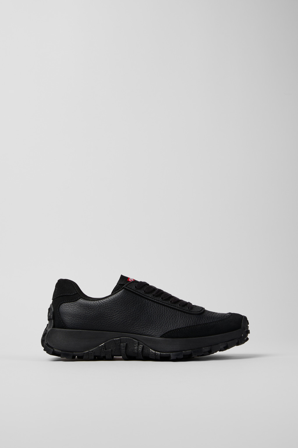 Drift Trail Black Recycled PET and Leather Sneakers for Women. - Image 2