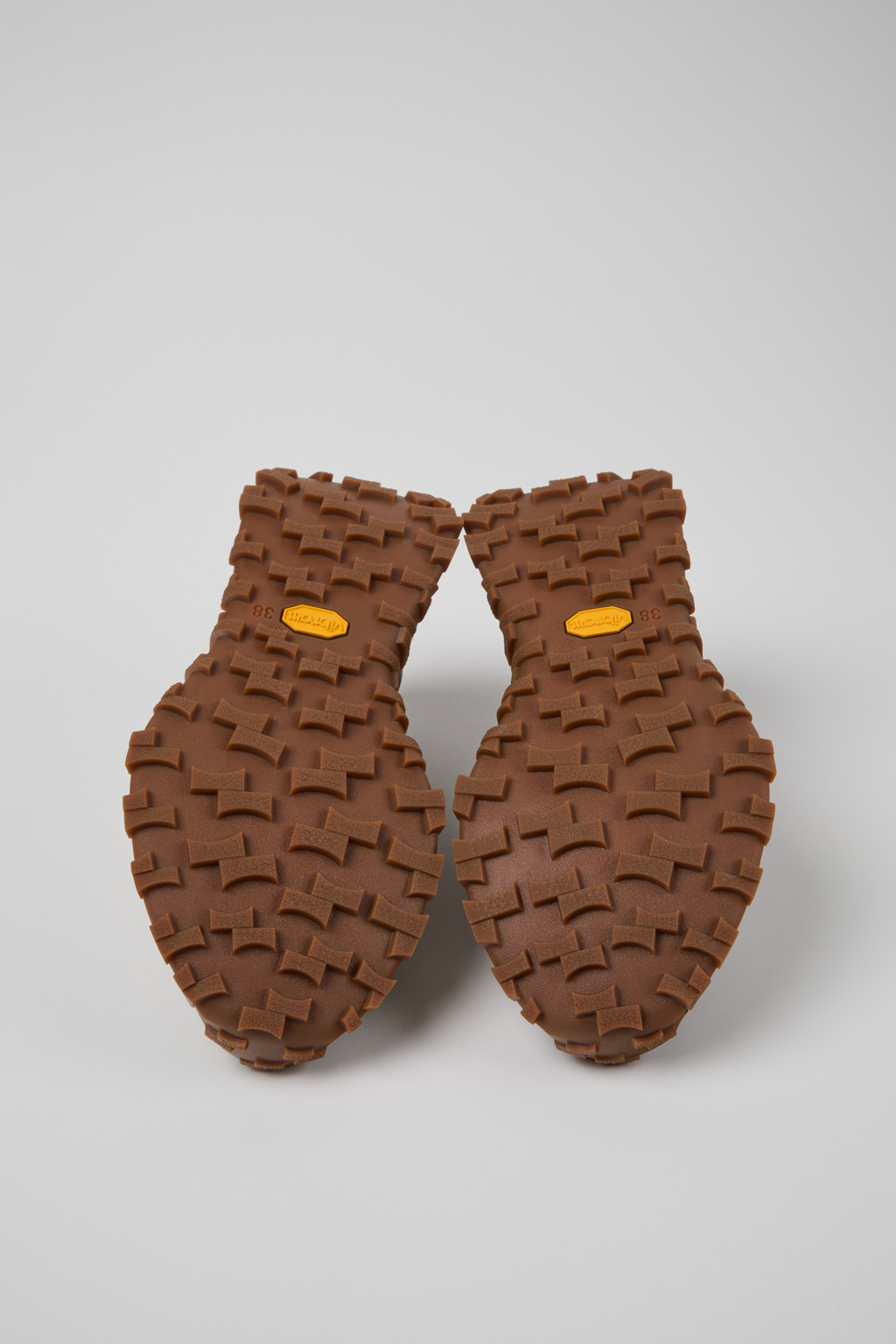 Drift Trail VIBRAM Green leather and nubuck sneakers for women - Image 5