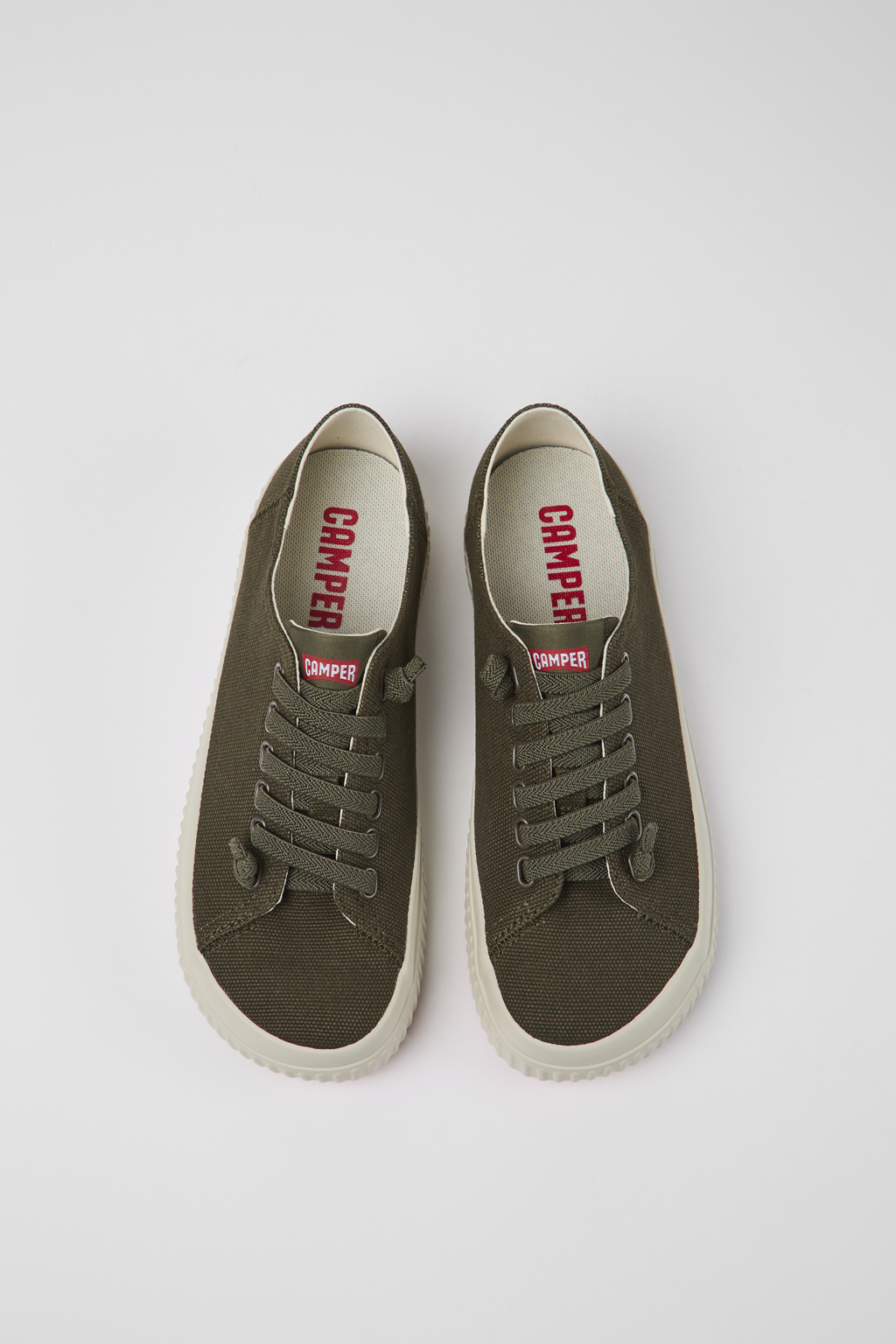 Peu Roda Green recycled cotton sneakers for women - Image 4