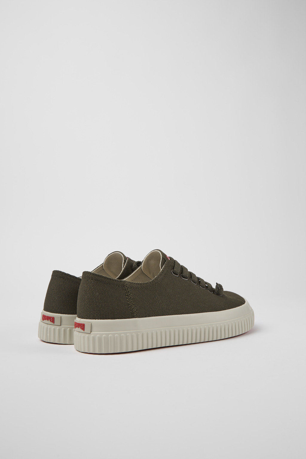 Peu Roda Green recycled cotton sneakers for women - Image 3
