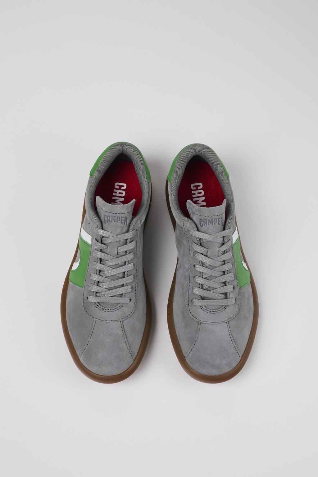 Pelotas Soller Gray Nubuck/Leather Sneaker for Women - Image 4
