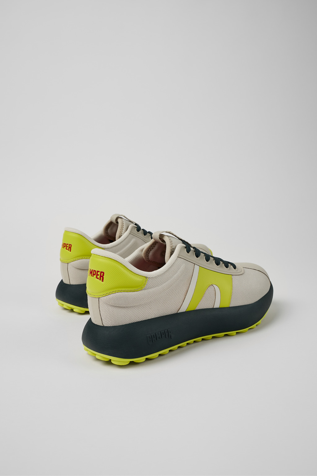 Pelotas Athens Gray-yellow Textile Sneaker for Women - Image 3