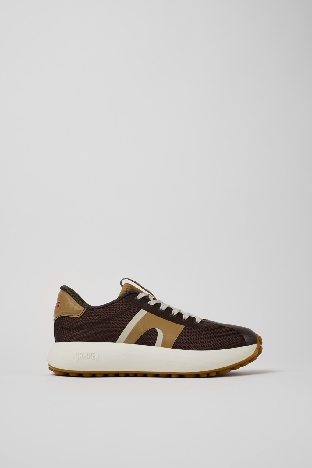 Pelotas Athens Brown Textile Sneaker for Women - Image 2