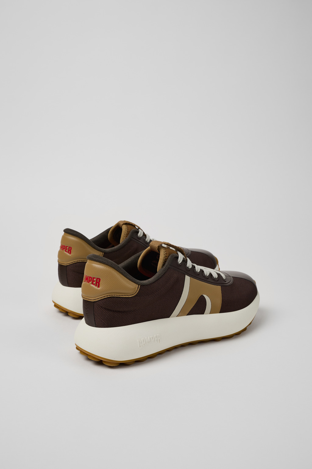 Pelotas Athens Brown Textile Sneaker for Women - Image 3