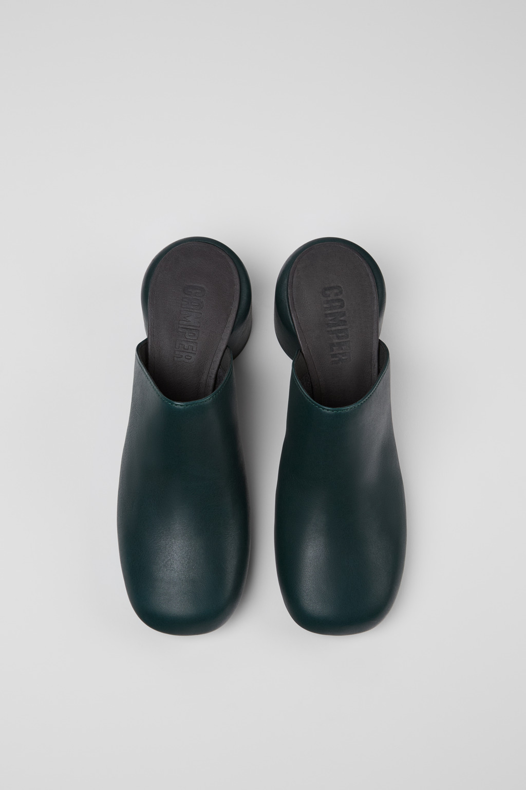 Niki Green Leather Clogs for Women - Image 4