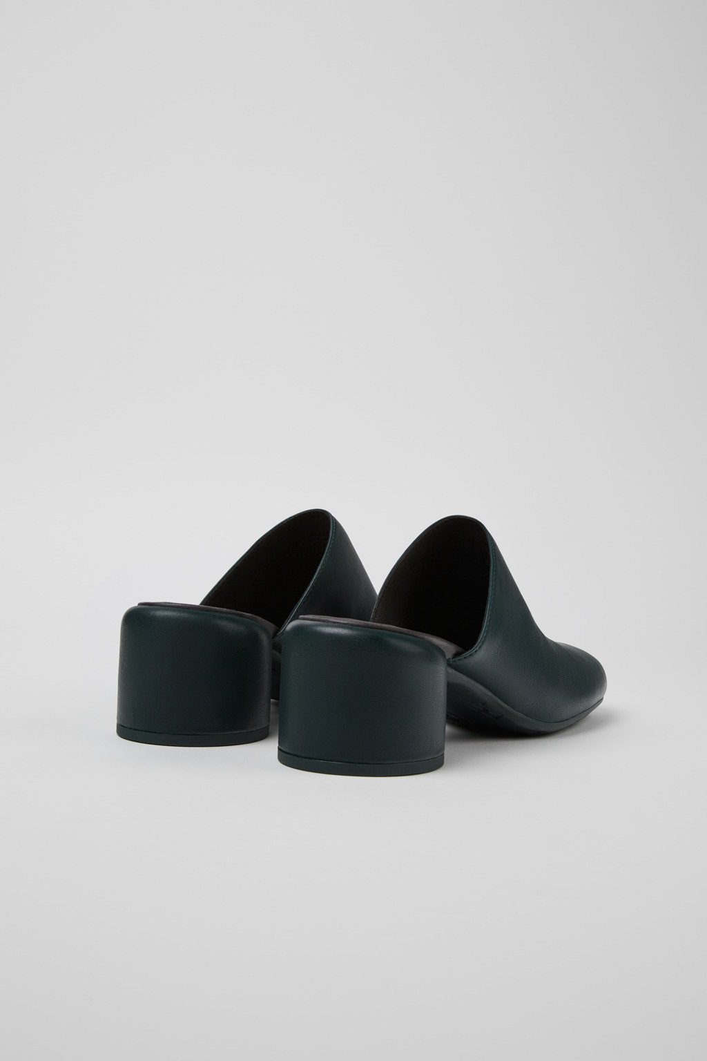Niki Green Leather Clogs for Women - Image 3