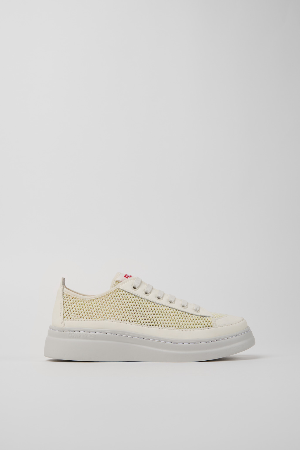 Runner Multicolor Lyocell Mesh and Leather Sneakers for Women. - Image 2