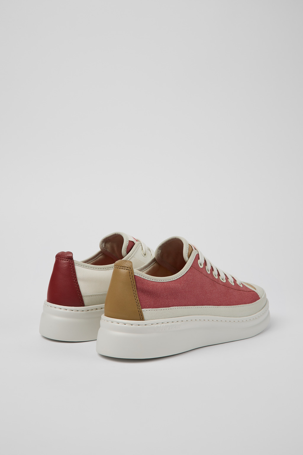 Twins Multicolored Textile/Leather Sneaker for Women - Image 3