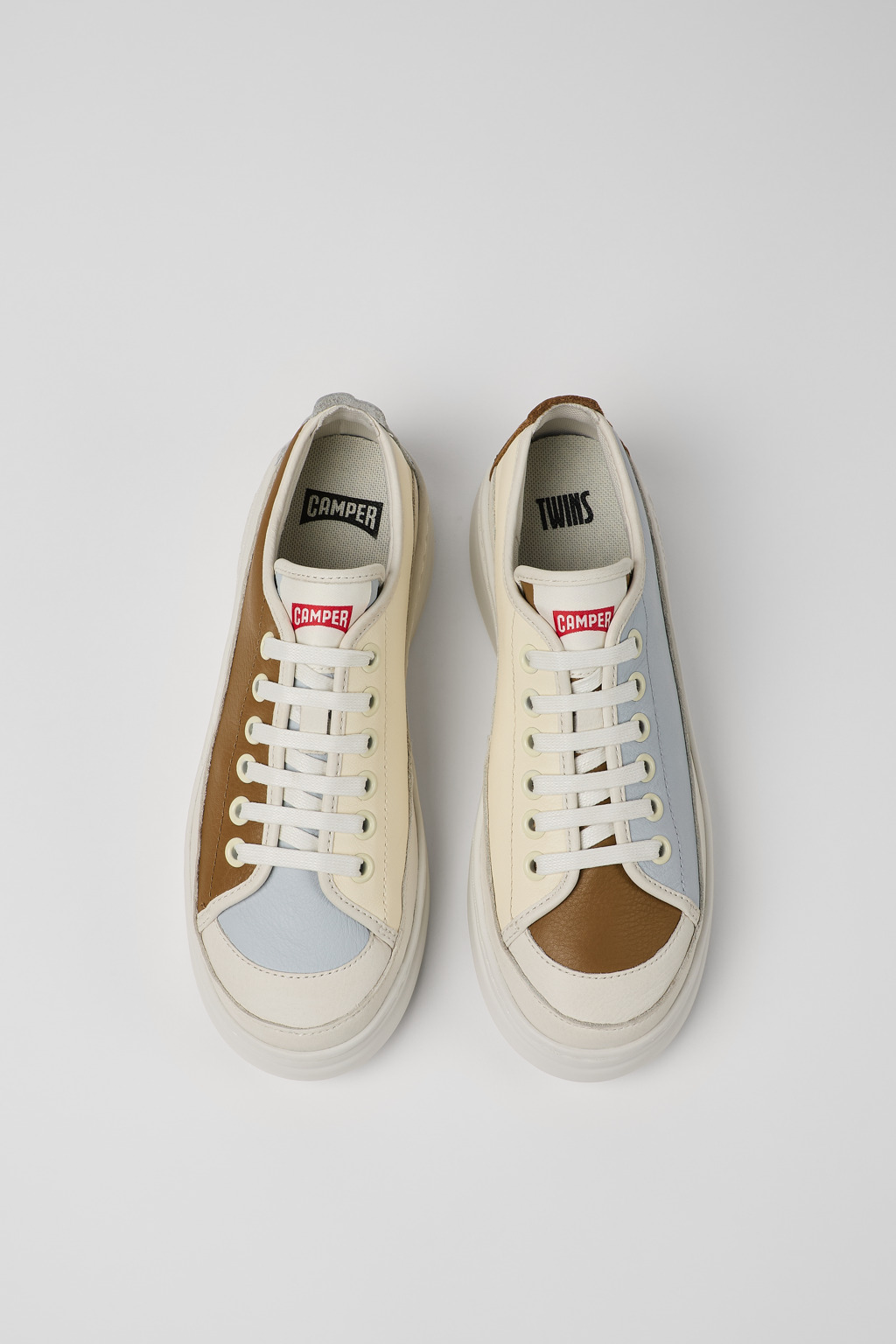 Twins Multicolored Leather Sneaker for Women - Image 4