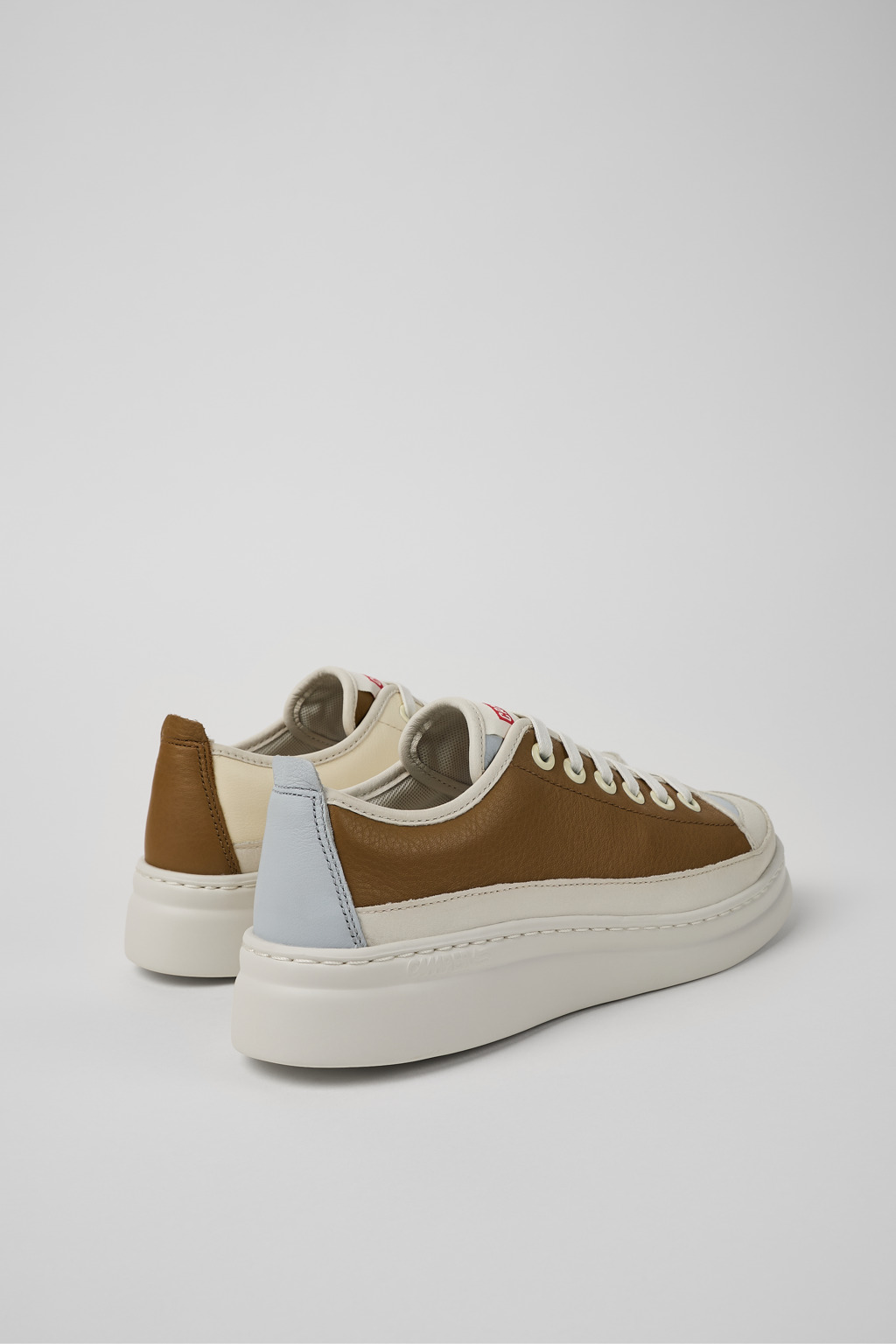 Twins Multicolored Leather Sneaker for Women - Image 3