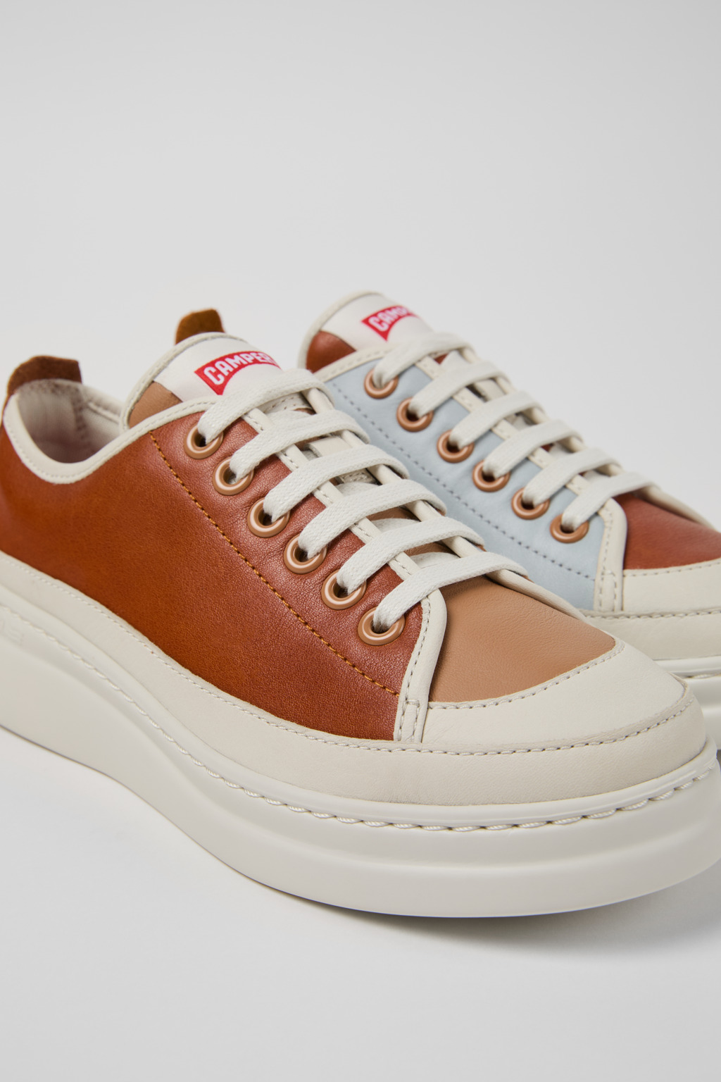 Twins Multicolor Leather Women's Sneaker.