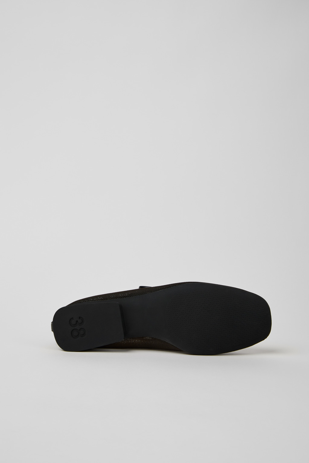 Casi Myra Black Textile Ballerinas for Women. - Image 5