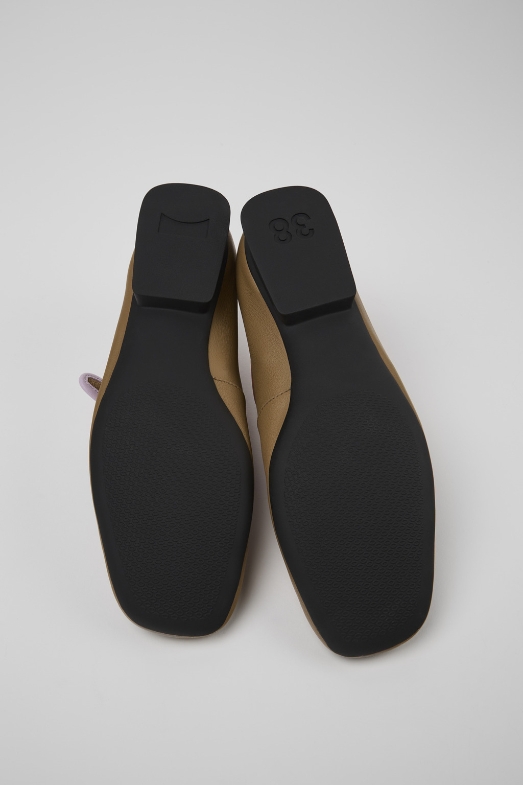 Twins Multicolor Leather Ballerinas for Women. - Image 5