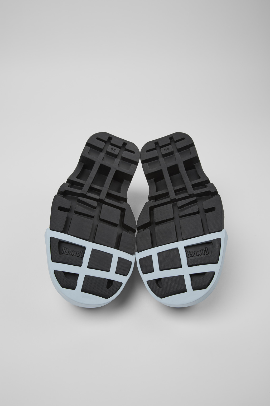 Junction Black leather loafers for women - Image 5