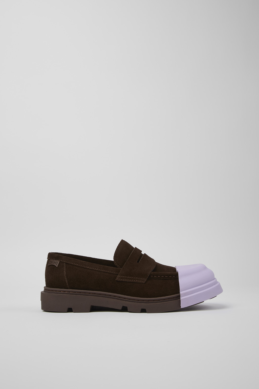 Junction Brown nubuck loafers for women - Image 2