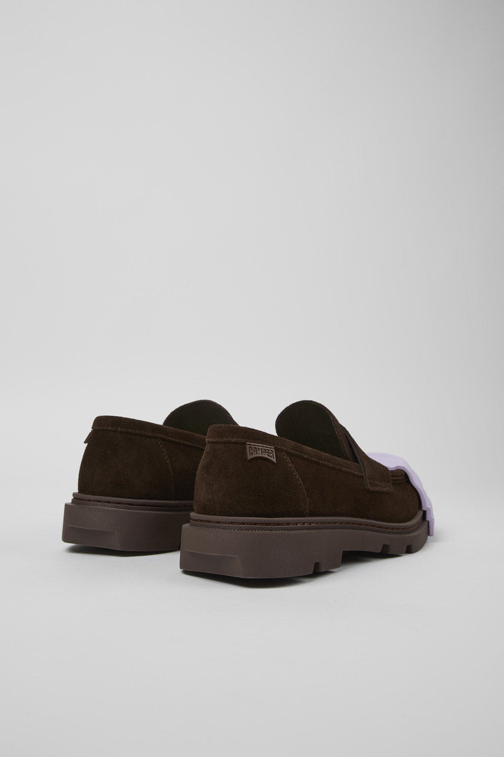 Junction Brown nubuck loafers for women - Image 3