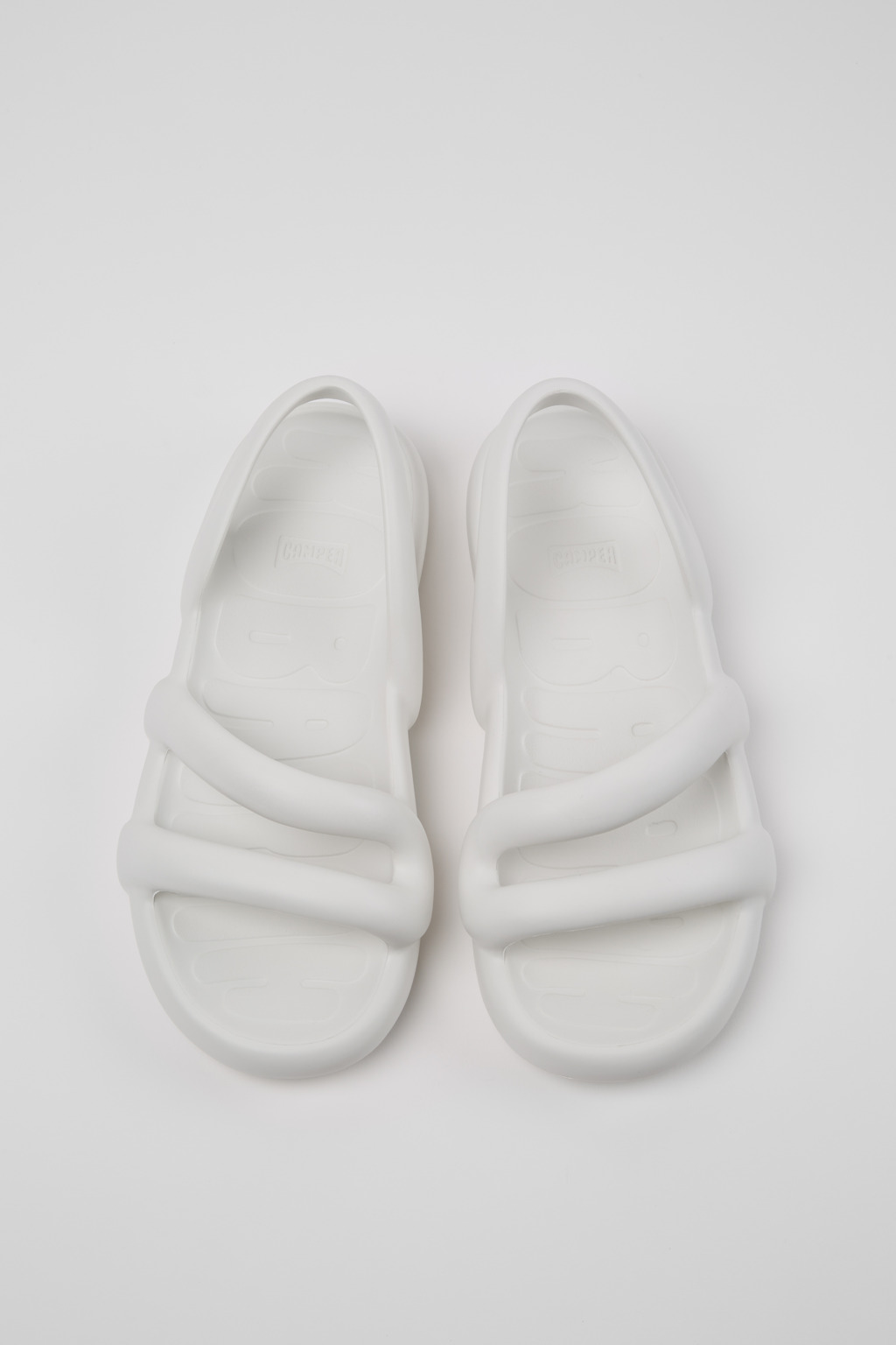 Kobarah Flat White Sandals. - Image 4