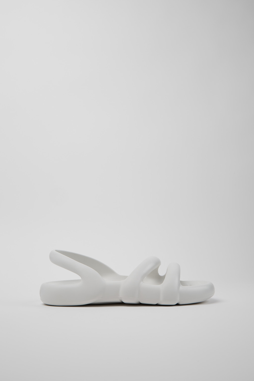Kobarah Flat White Sandals. - Image 2