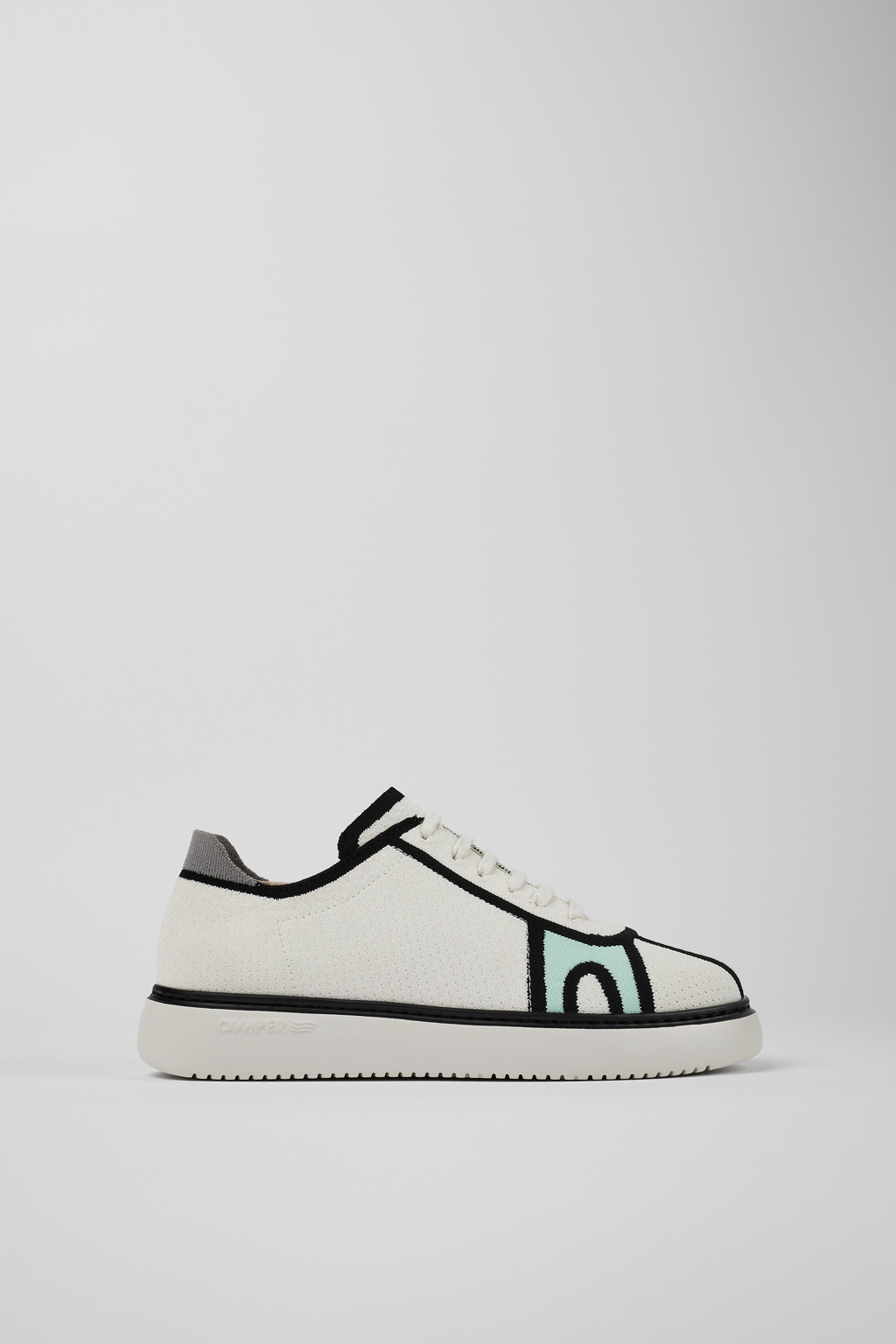 Runner K21 White Textile Sneaker for Women - Image 2