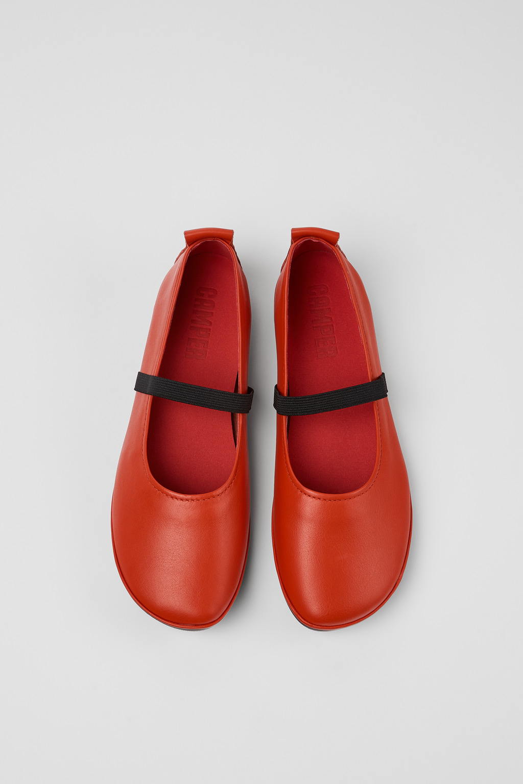 Right Red Leather Mary Jane for Women - Image 4