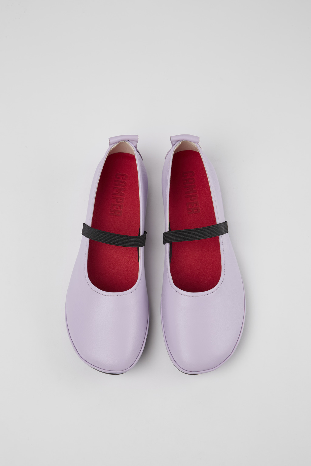 Right Purple Leather Mary Jane for Women - Image 4