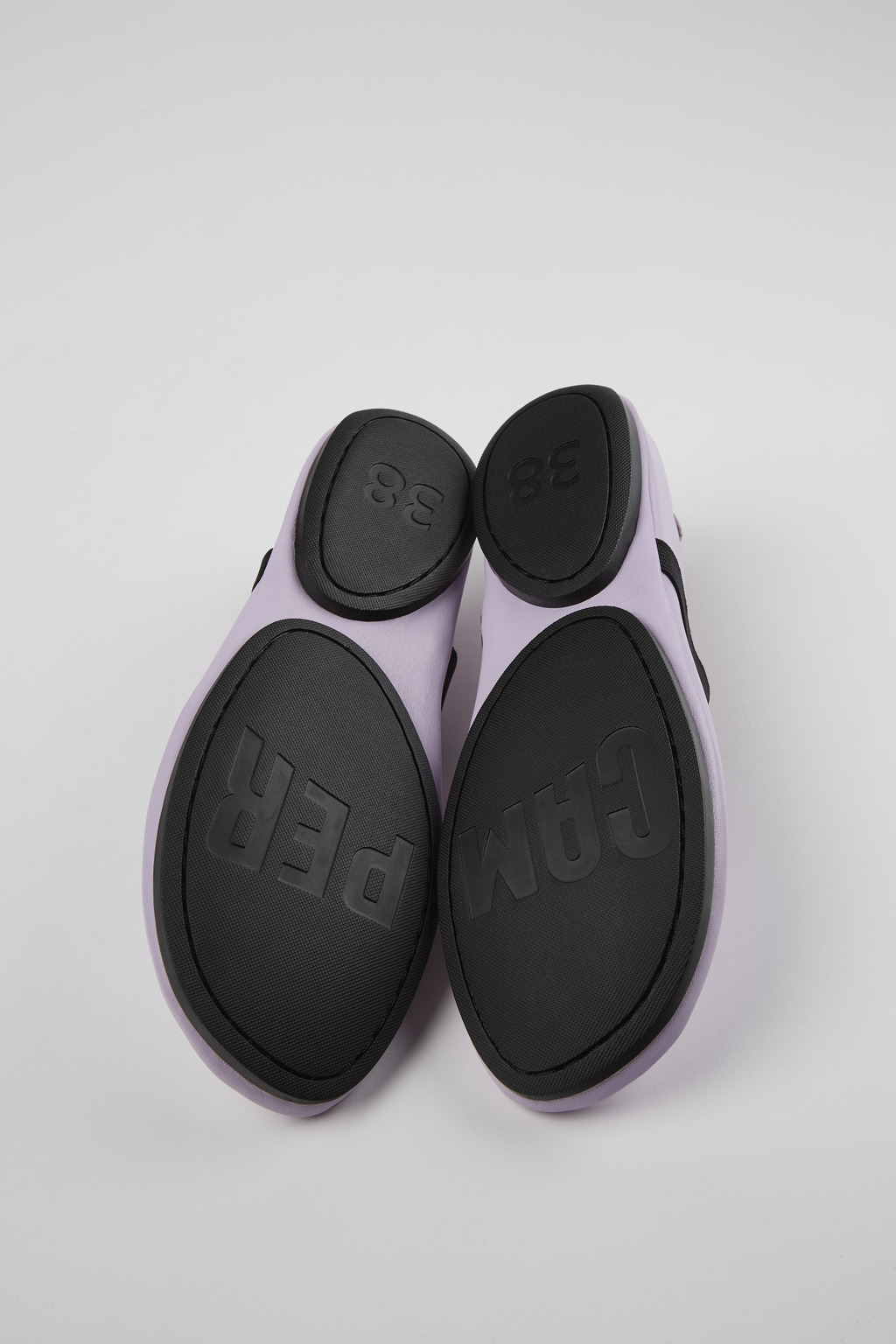 Right Purple Leather Mary Jane for Women - Image 5