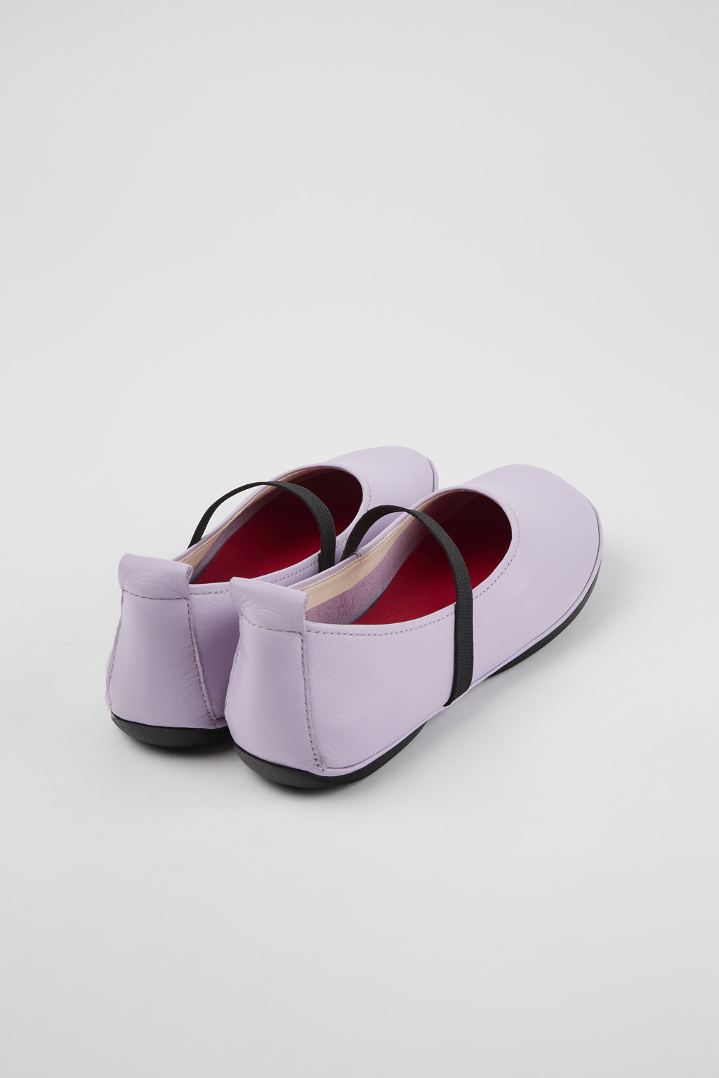 Right Purple Leather Mary Jane for Women - Image 3
