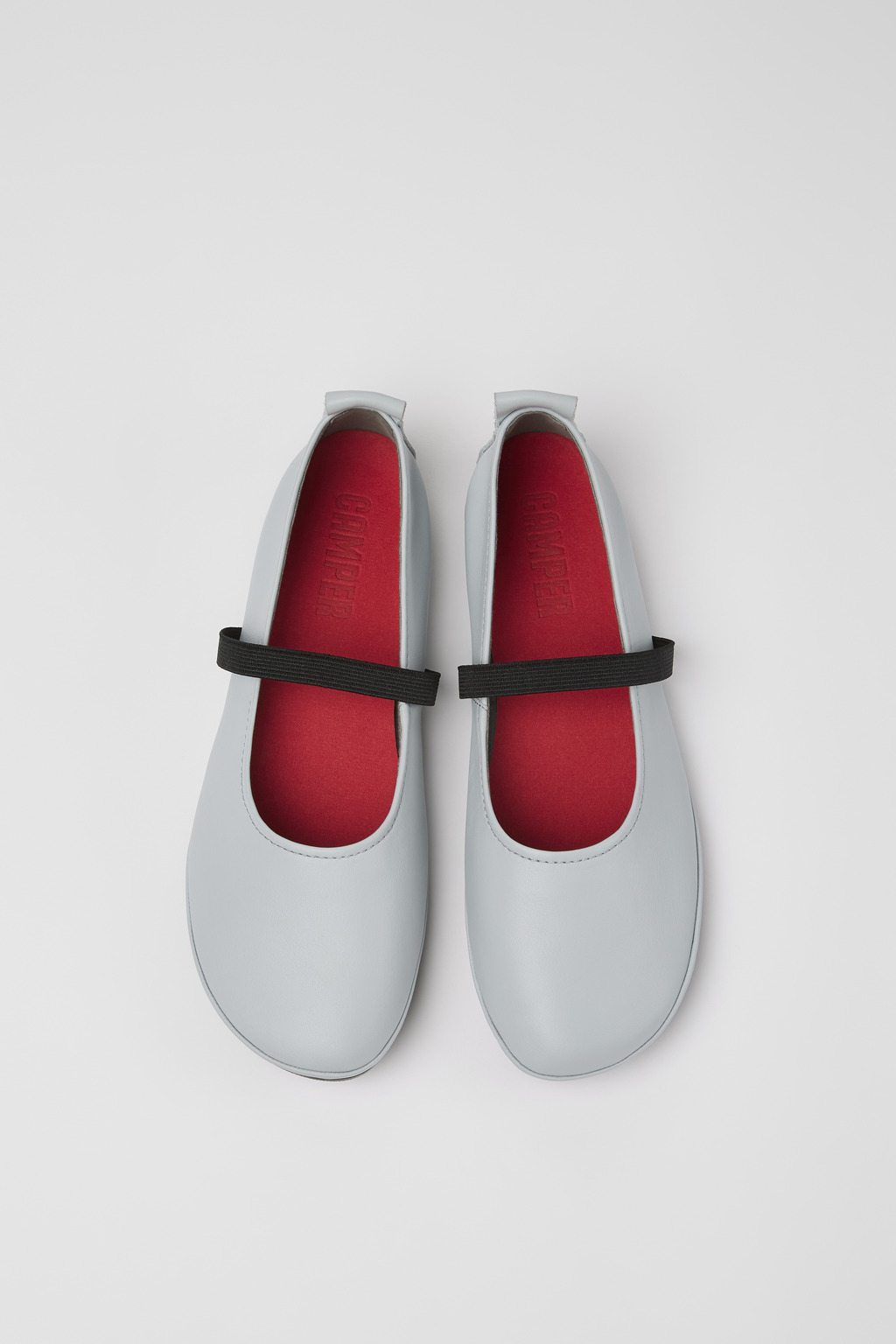 Right Gray Leather Mary Jane for Women - Image 4