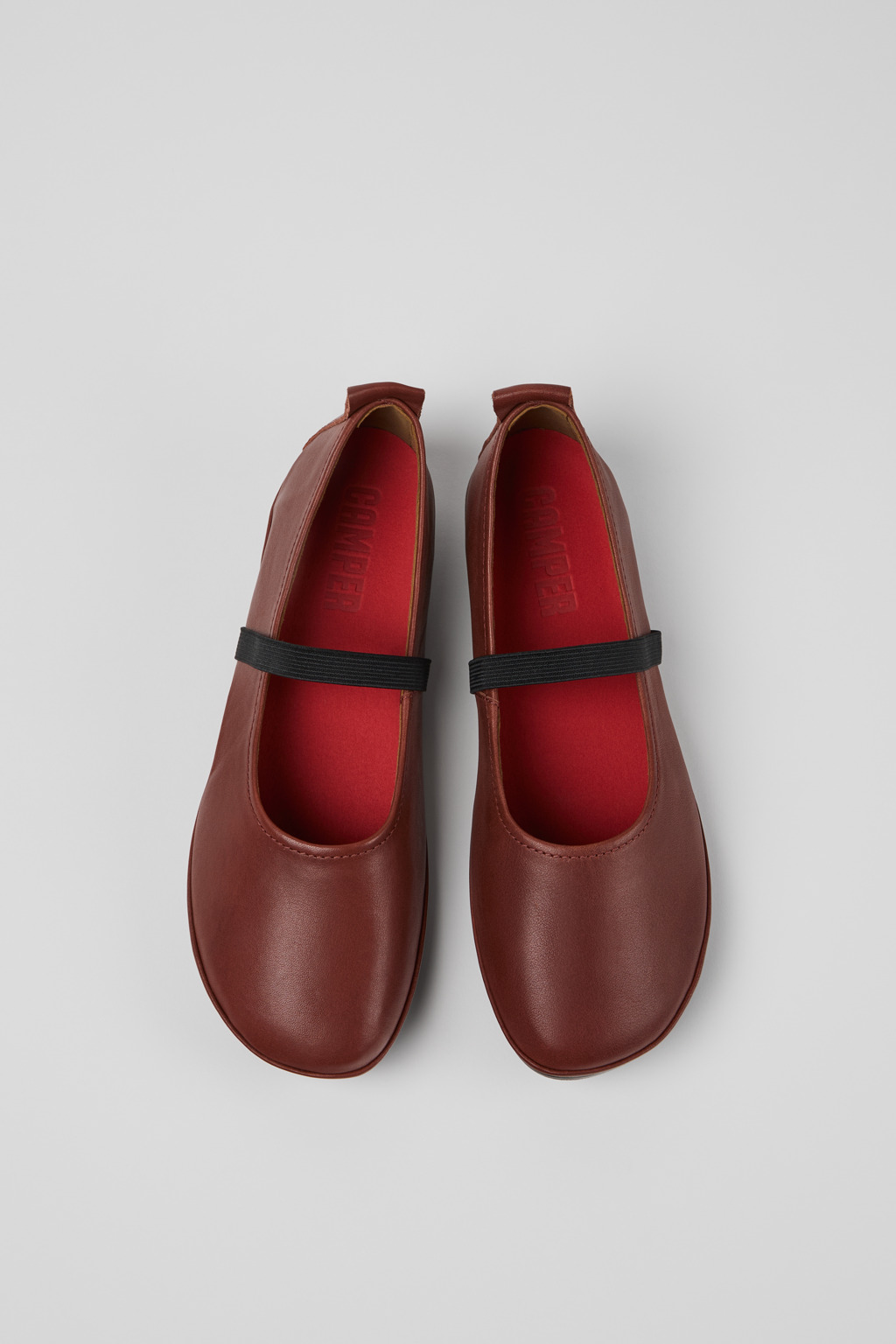 Right Red Leather Women's Shoes. - Image 4