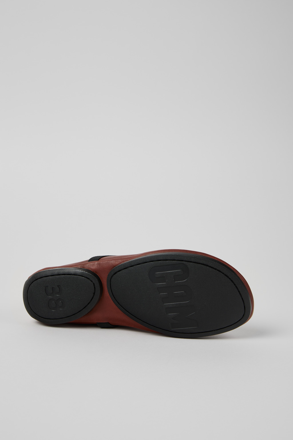 Right Red Leather Women's Shoes. - Image 5