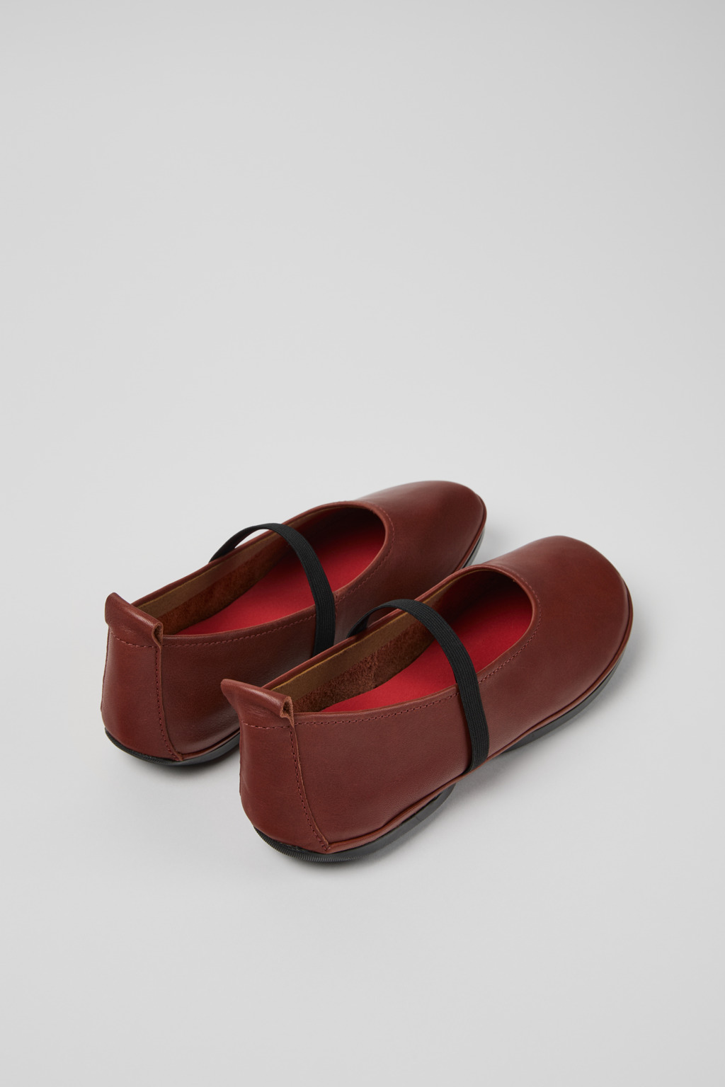 Right Red Leather Women's Shoes. - Image 3