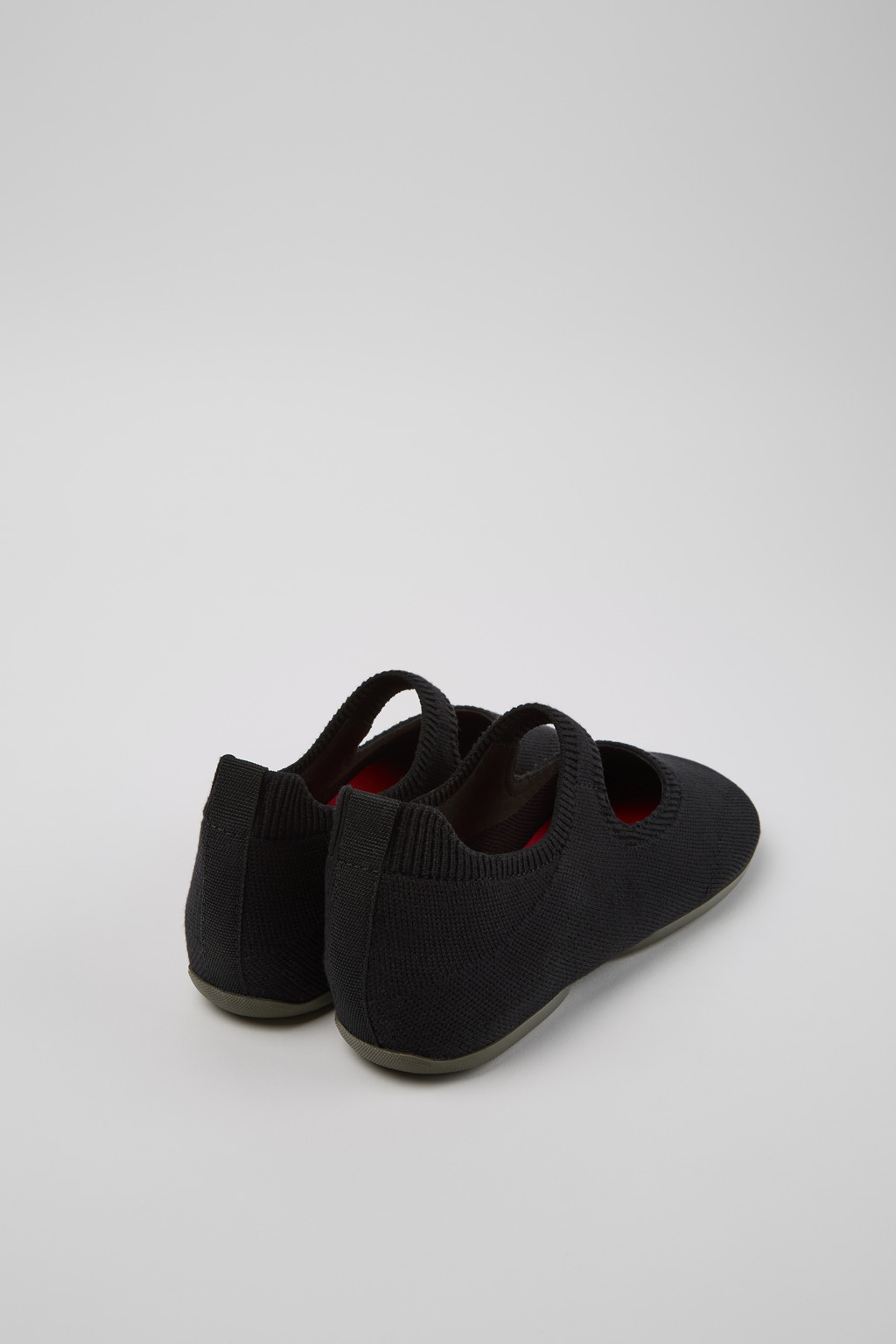 Right Black Textile Women's Shoe. - Image 3