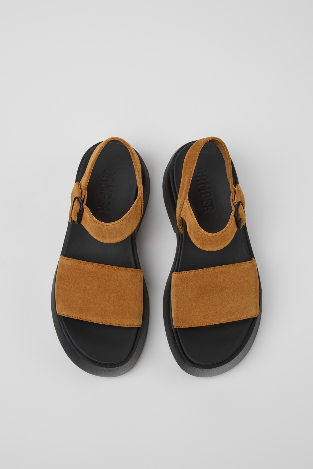 Tasha Brown Nubuck Sandals for Women. - Image 4