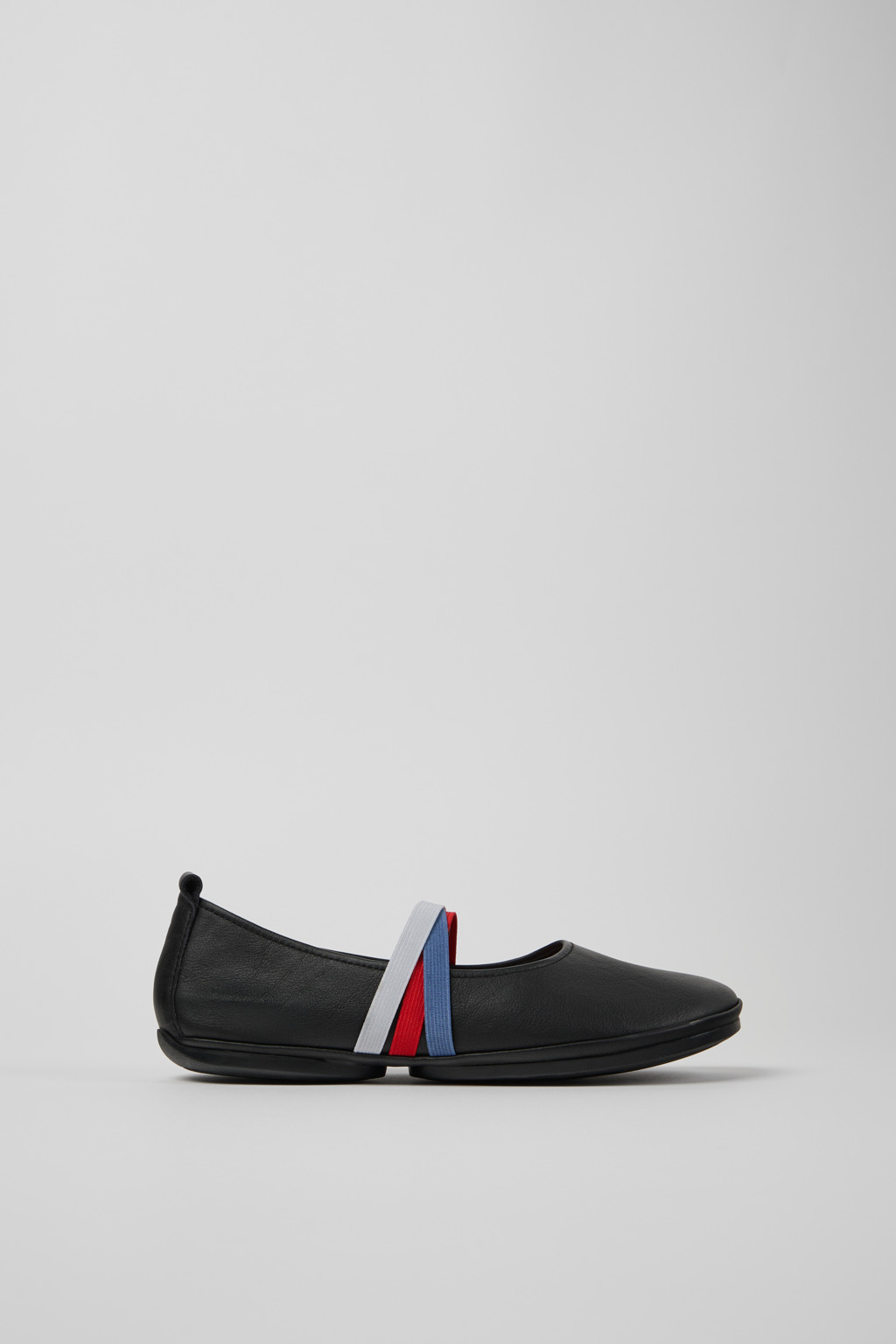 Twins Black Leather Moccasins and Ballerinas for Women. - Image 2