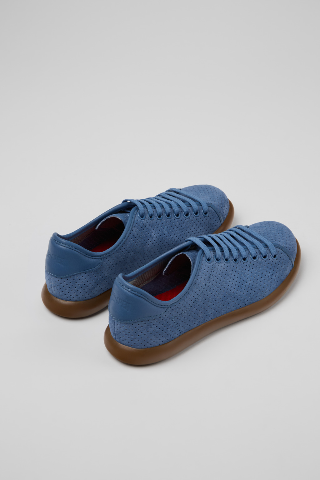 Pelotas Soller Blue Nubuck Sneakers for Women. - Image 3