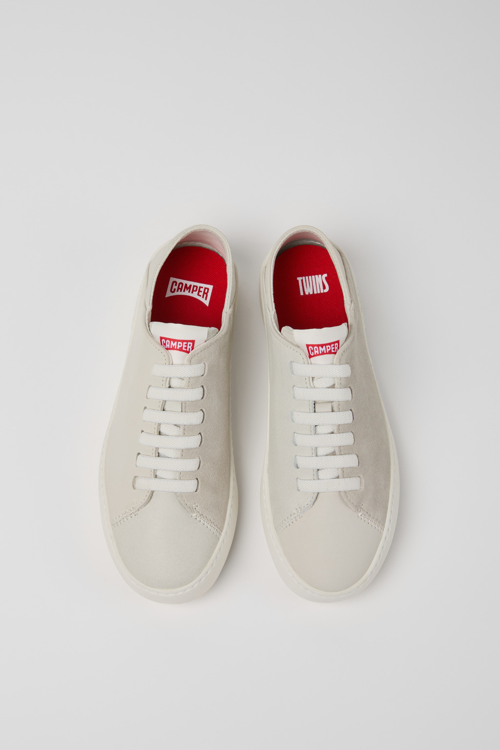 Twins Multicolor Nubuck and Leather Sneakers for Women. - Image 4