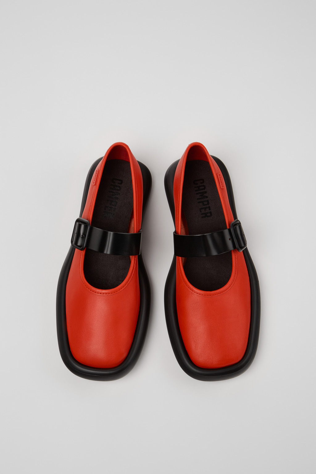 Onda Red Leather Mary Jane for Women - Image 4