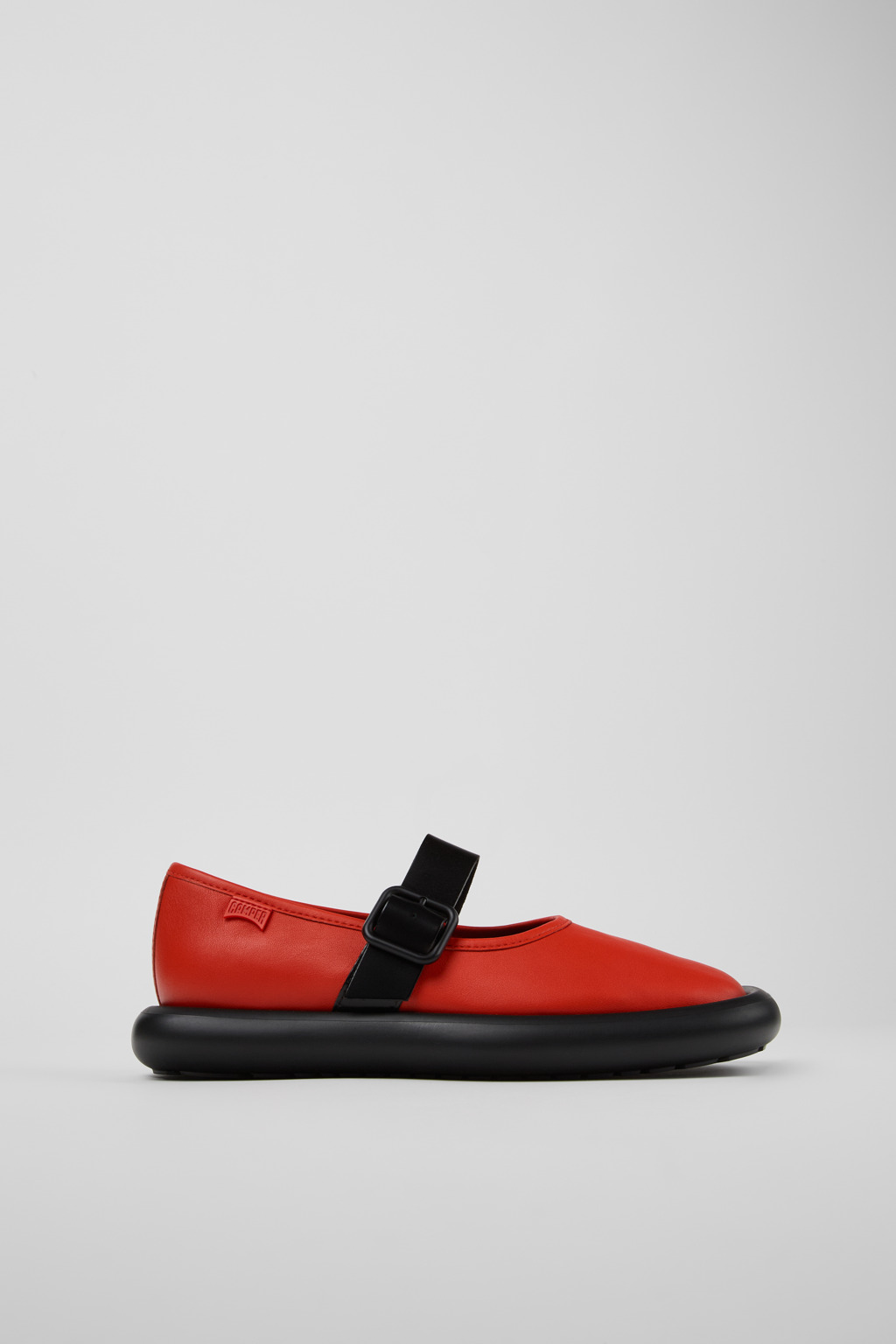 Onda Red Leather Mary Jane for Women - Image 2
