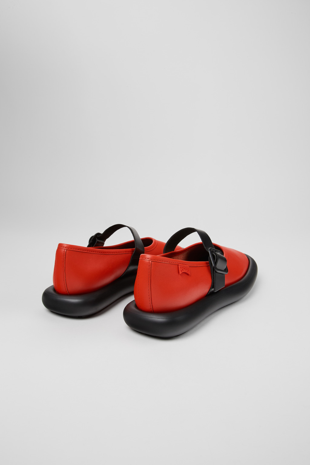 Onda Red Leather Mary Jane for Women - Image 3