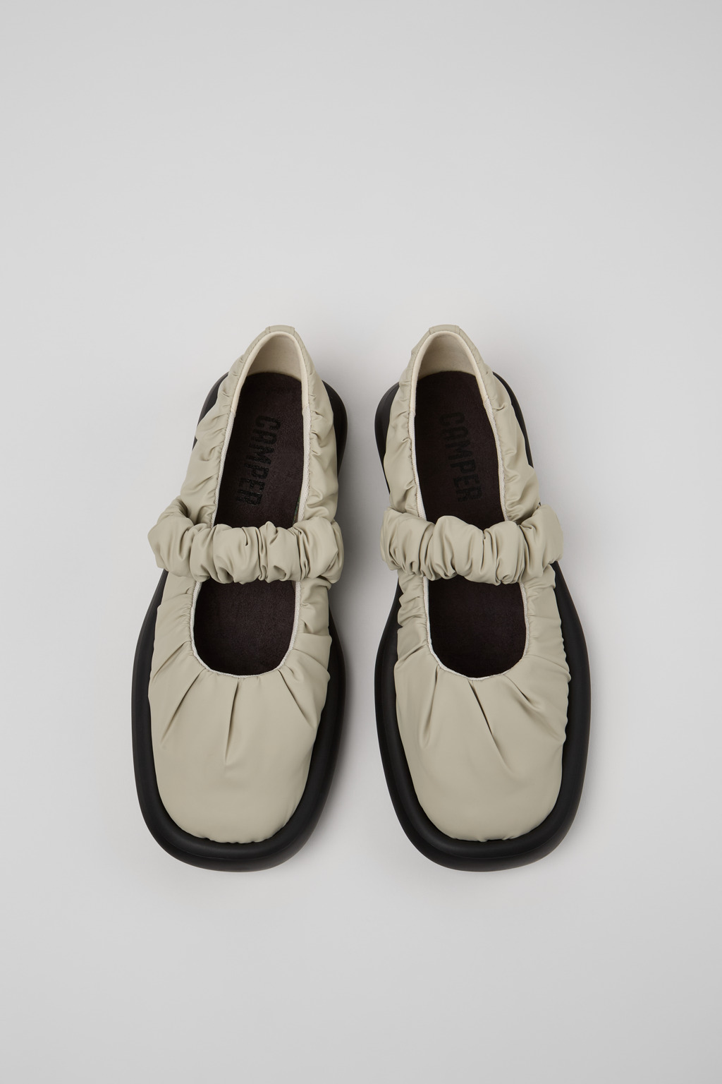 Onda Gray Textile Mary Jane for Women - Image 4
