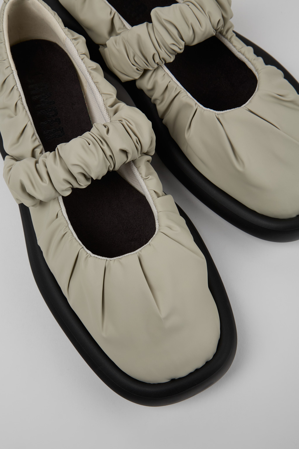 Onda Gray Textile Mary Jane for Women