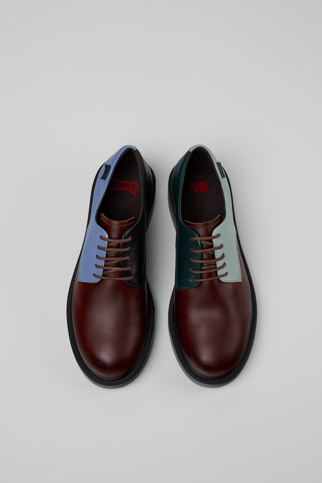 Twins Multicolor Leather Shoes for Women. - Image 5