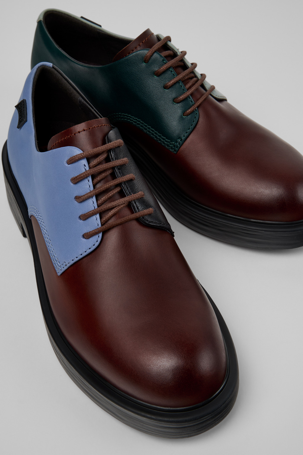 Twins Multicolor Leather Shoes for Women.