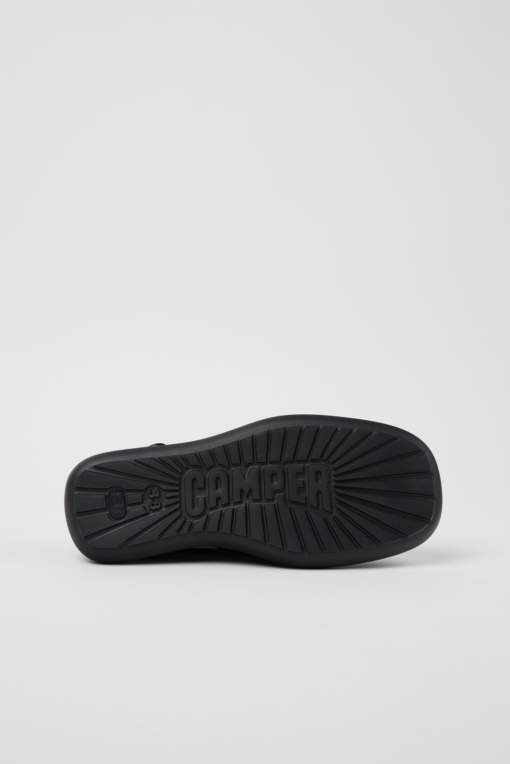 Onda Black Leather Sandals for Women. - Image 5