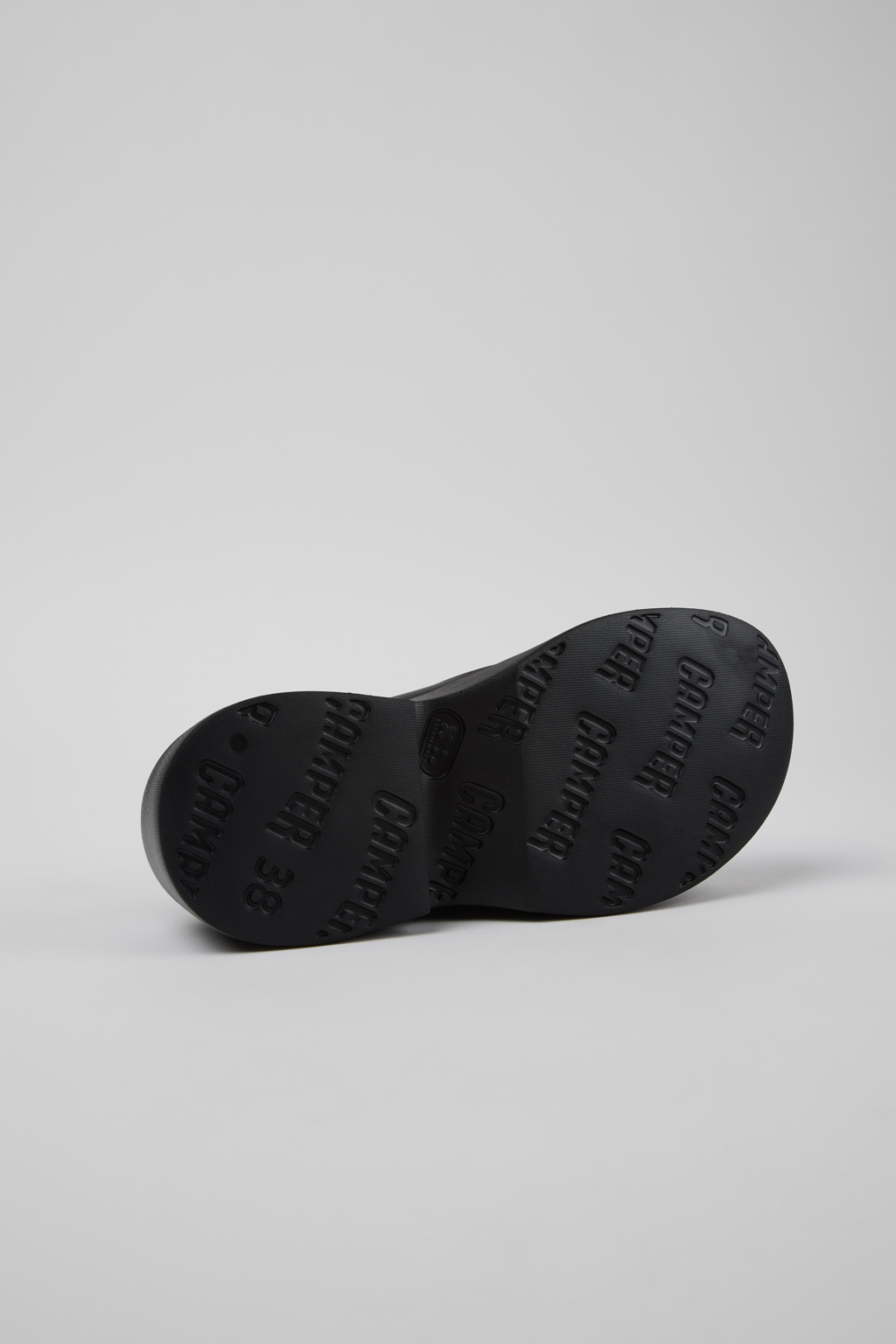 Tasha Black Leather Sandals for Women. - Image 5